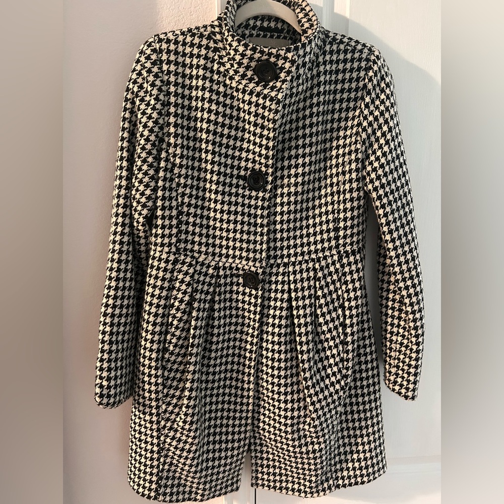 Bitten by Sarah Jessica Parker Houndstooth Pea Coat